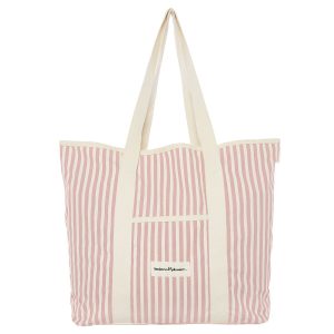 The Beach Bag - Lauren's Pink Stripe