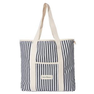 The Beach Bag - Lauren's Navy Stripe