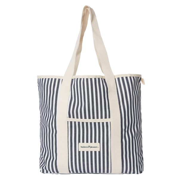 The Beach Bag - Lauren's Navy Stripe