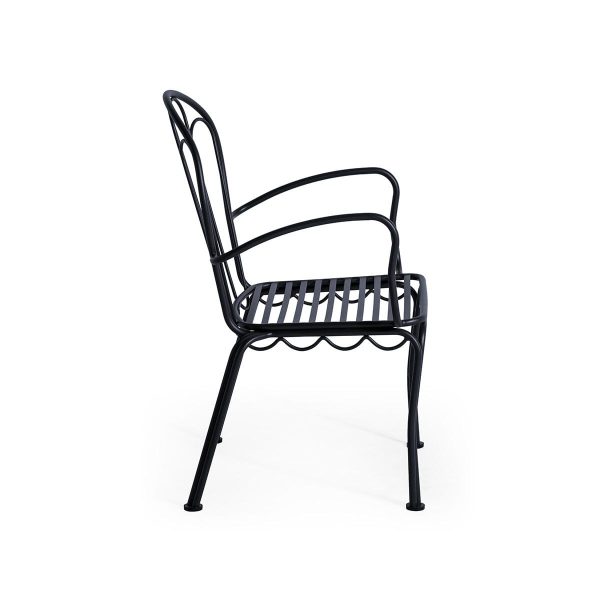 The Al Fresco Dining Chair - Vintage Black - Image 4