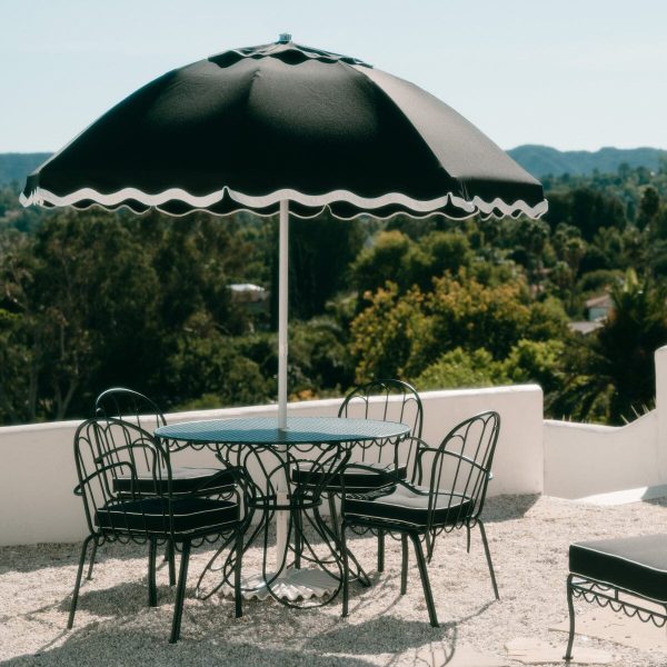 The Al Fresco Dining Chair Cushion - Rivie Black - Image 13