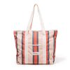 The Beach Bag - Bistro Dusty Pink Stripe