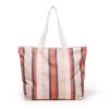 The Beach Bag - Bistro Dusty Pink Stripe - Image 3