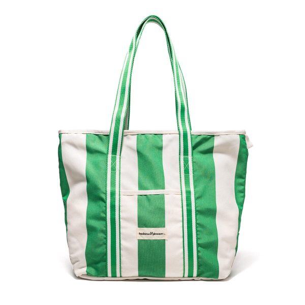 The Beach Bag - Crew Canyon Green Stripe