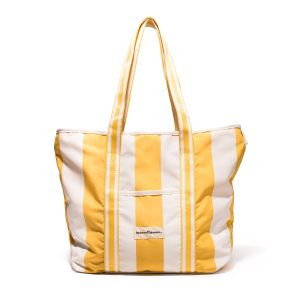 The Beach Bag - Crew Mimosa Yellow Stripe