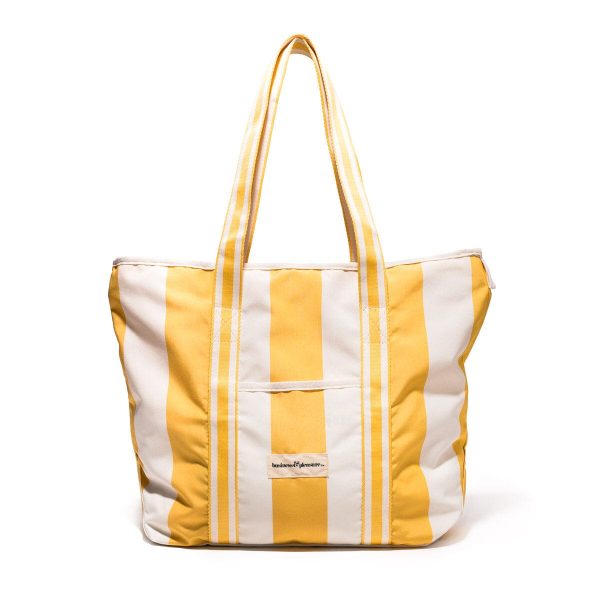 The Beach Bag - Crew Mimosa Yellow Stripe