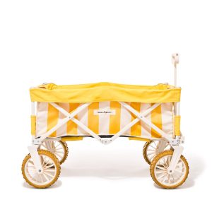 The Beach Cart - Crew Mimosa Yellow Stripe