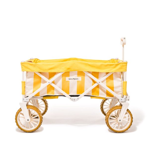 The Beach Cart - Crew Mimosa Yellow Stripe