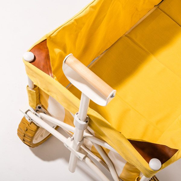 The Beach Cart - Crew Mimosa Yellow Stripe - Image 3