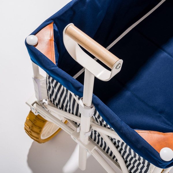 The Beach Cart - Lauren's Navy Stripe - Image 5
