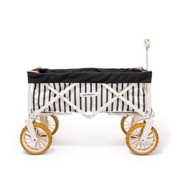 The Beach Cart - Monaco Black Stripe