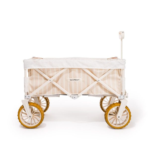 The Beach Cart - Monaco Natural Stripe