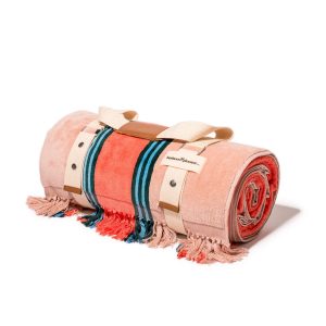 The Beach Blanket - Bistro Dusty Pink Stripe