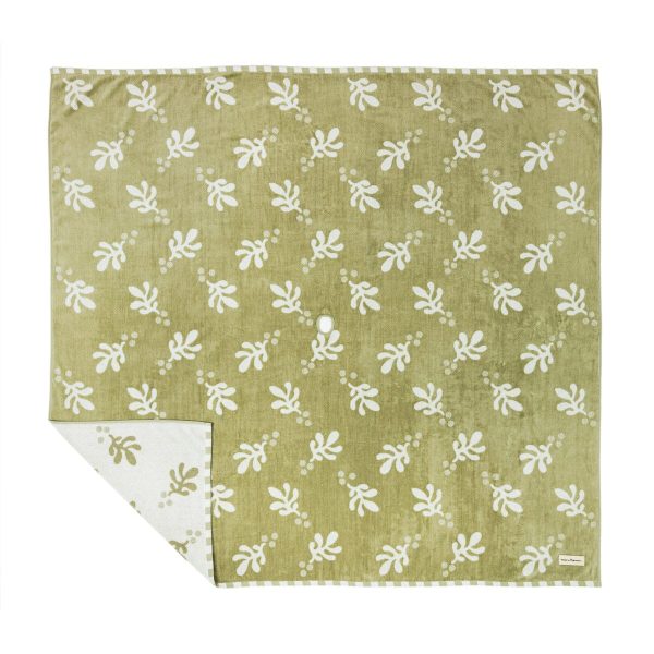 The Beach Blanket - Benoît Jade Green Jacquard - Image 2