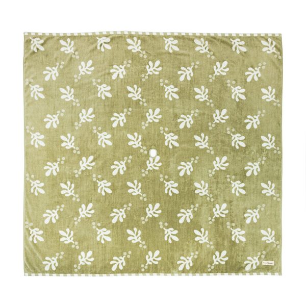 The Beach Blanket - Benoît Jade Green Jacquard - Image 3