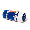 The Beach Blanket - Crew Mediterranean Blue Stripe