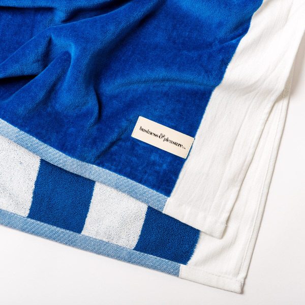 The Beach Blanket - Crew Mediterranean Blue Stripe - Image 6