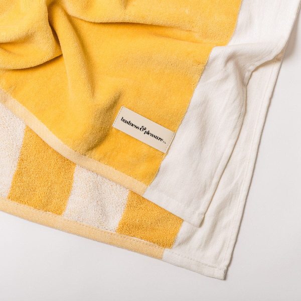 The Beach Blanket - Crew Mimosa Yellow Stripe - Image 6