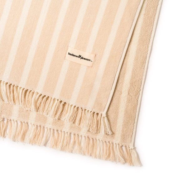 The Beach Blanket - Monaco Natural Stripe - Image 7