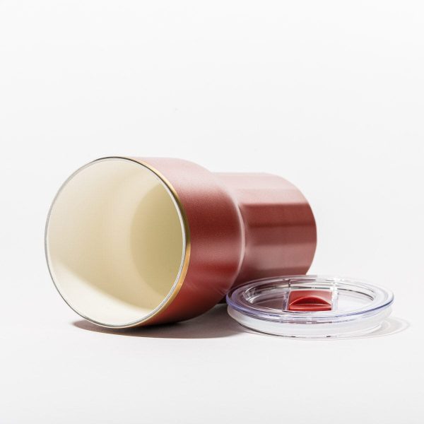 The Hemingway Drinkware - Highball - Terracotta Red - 12 Oz - Image 2