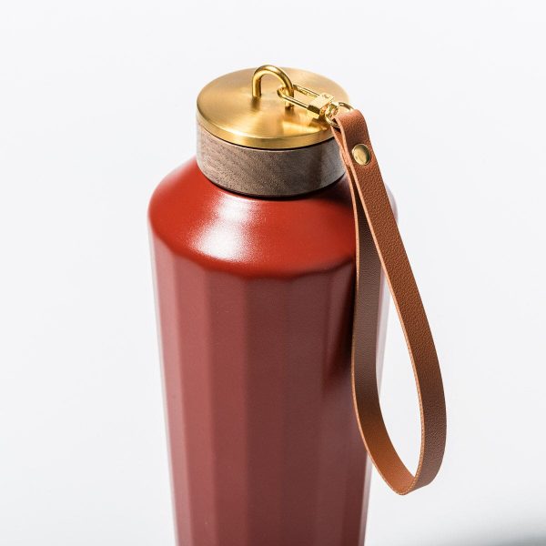 The Hemingway Drinkware - Flask - Terracotta Red - 25 Oz - Image 5