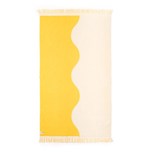 The Holiday Beach Towel - Ocean Mimosa Stripe - Image 4