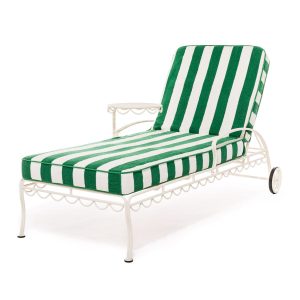 The Lounger Towel - Crew Canyon Green Stripe