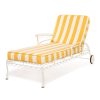 The Lounger Towel - Crew Mimosa Yellow Stripe