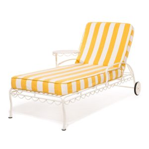 The Lounger Towel - Crew Mimosa Yellow Stripe