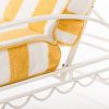 The Lounger Towel - Crew Mimosa Yellow Stripe - Image 4