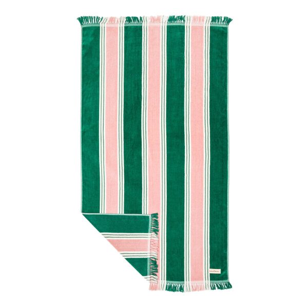 The Beach Towel - Bistro Green Stripe - Image 2