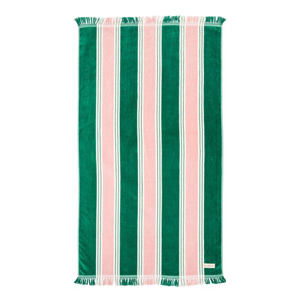 The Beach Towel - Bistro Green Stripe - Image 3