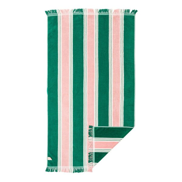 The Beach Towel - Bistro Green Stripe - Image 4