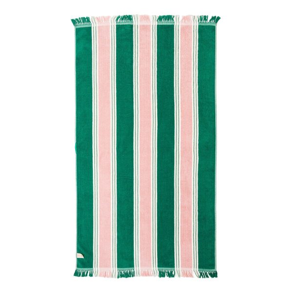 The Beach Towel - Bistro Green Stripe - Image 5