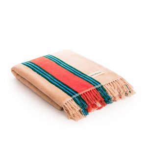 The Beach Towel - Bistro Dusty Pink Stripe
