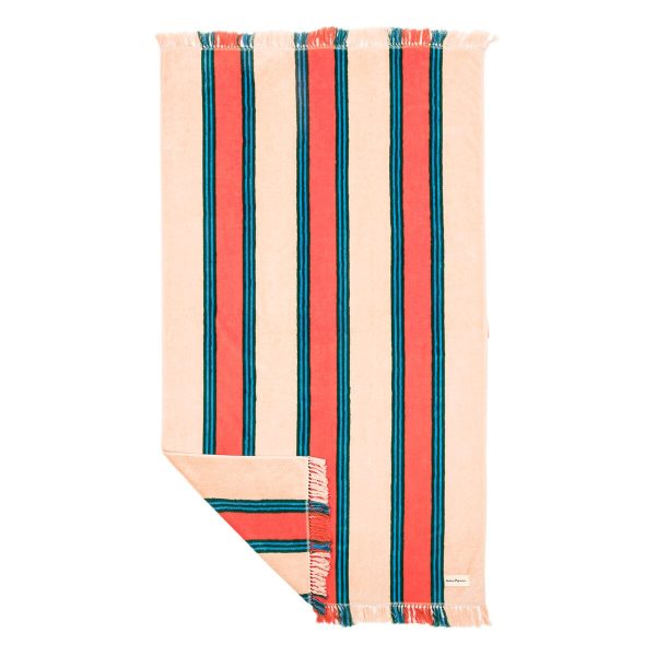 The Beach Towel - Bistro Dusty Pink Stripe - Image 3