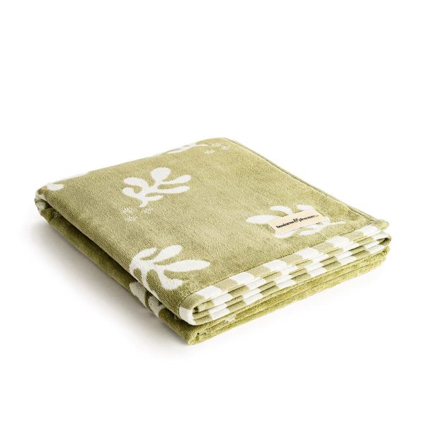 The Beach Towel - Benoît Jade Green Jacquard