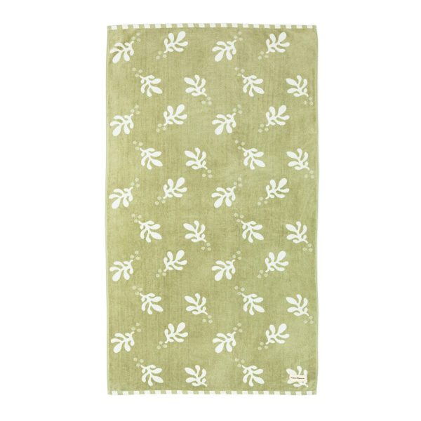 The Beach Towel - Benoît Jade Green Jacquard - Image 3