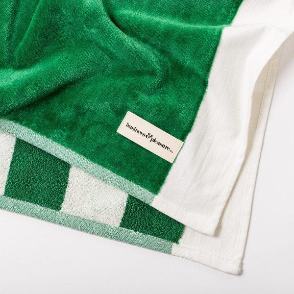 The Beach Towel - Crew Canyon Green Stripe - Image 6