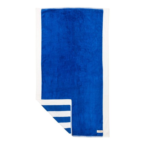 The Beach Towel - Crew Mediterranean Blue Stripe - Image 2