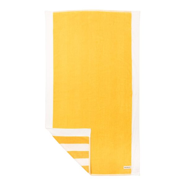 The Beach Towel - Crew Mimosa Yellow Stripe - Image 2