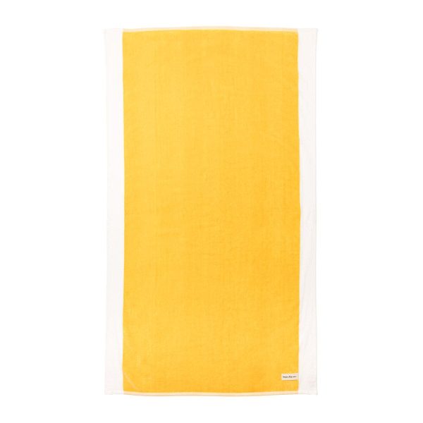 The Beach Towel - Crew Mimosa Yellow Stripe - Image 3