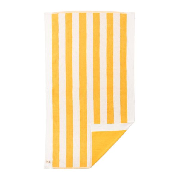 The Beach Towel - Crew Mimosa Yellow Stripe - Image 4