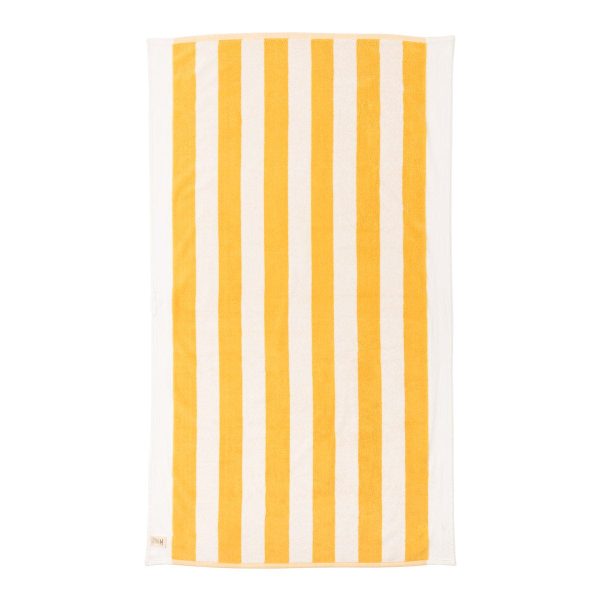 The Beach Towel - Crew Mimosa Yellow Stripe - Image 5