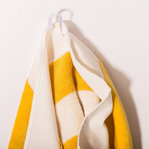 The Beach Towel - Crew Mimosa Yellow Stripe - Image 7