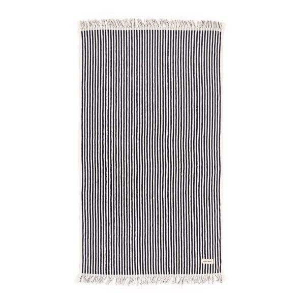 The Beach Towel - Lauren's Navy Stripe - Image 2