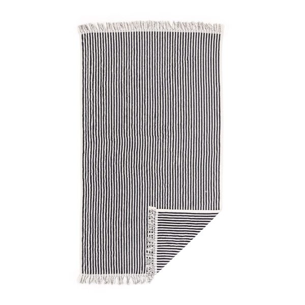 The Beach Towel - Lauren's Navy Stripe - Image 6