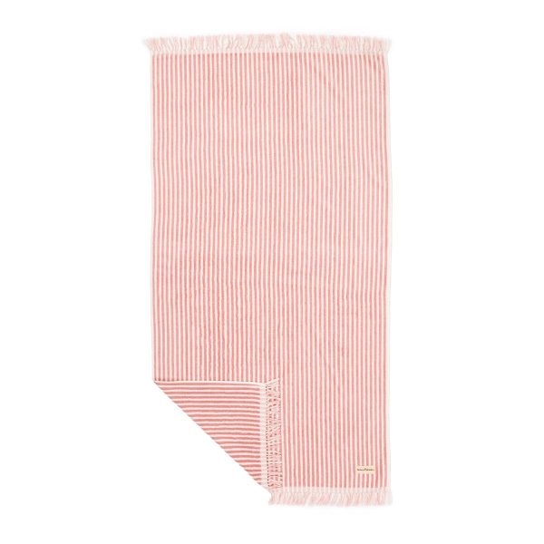 The Beach Towel - Lauren's Pink Stripe - Image 4