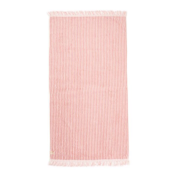 The Beach Towel - Lauren's Pink Stripe - Image 5
