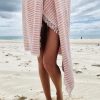 The Beach Towel - Lauren's Pink Stripe - Image 3